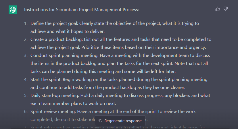 top chatgpt prompts for project managers