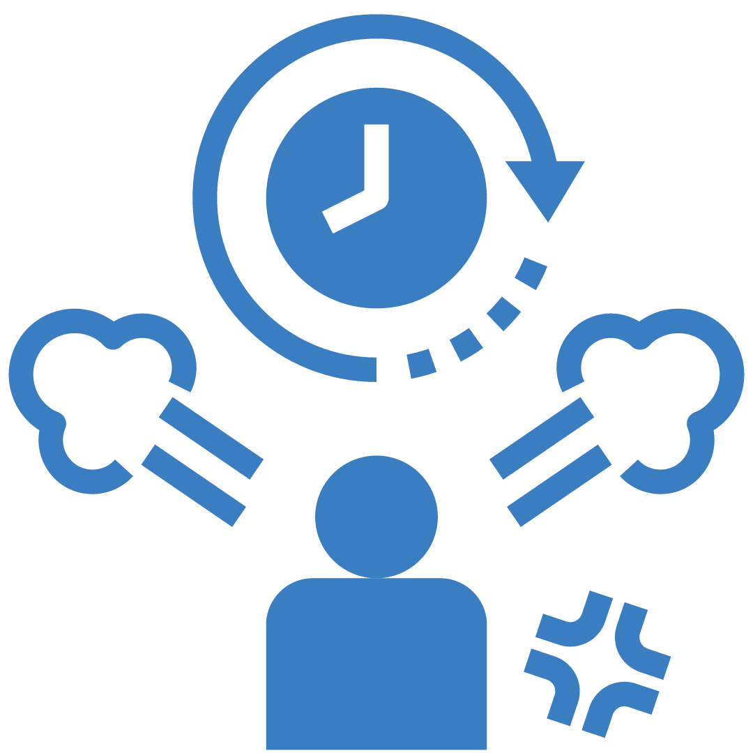 impatient mood of customers