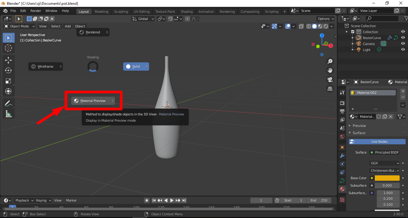  Using Curves to Create Vases in Blender 3D