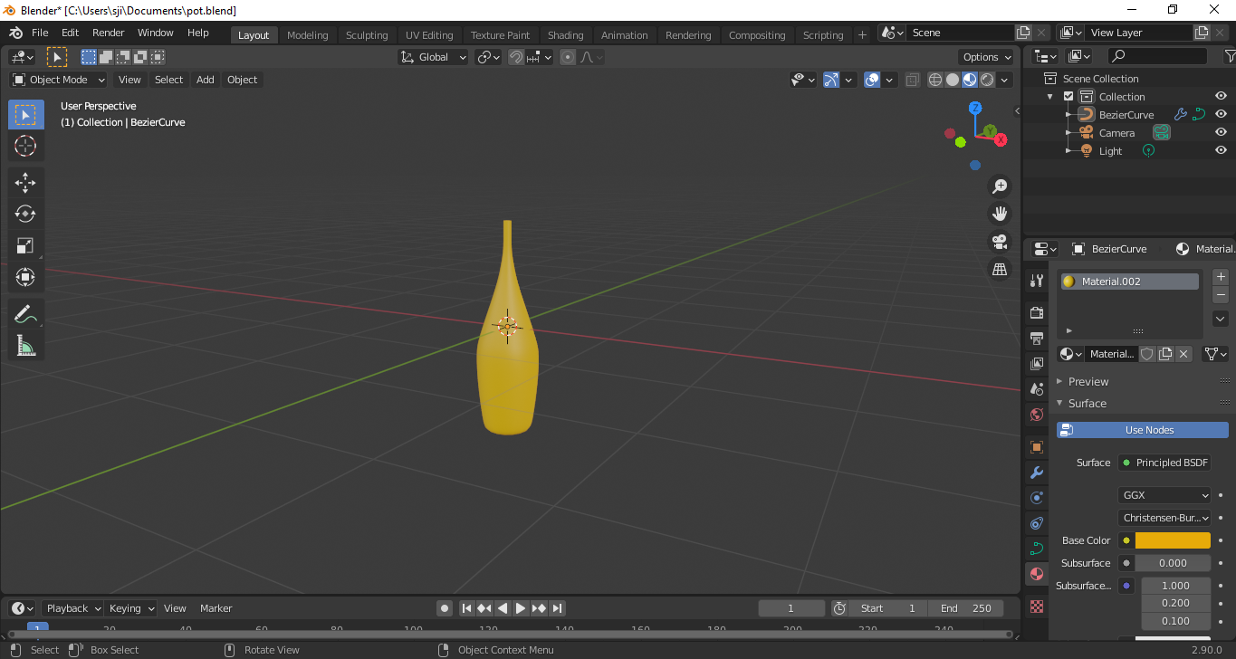  Using Curves to Create Vases in Blender 3D