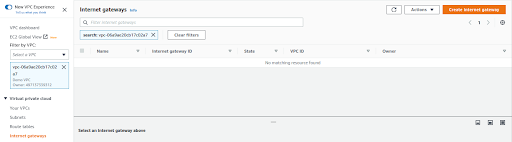 aws vpc tutorial- internet gateway