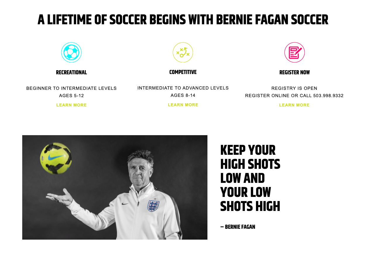 Bernie Fagan Soccer image 1