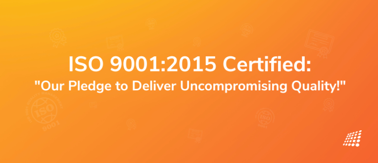 Our Commitment to Consistent Quality: Achieving ISO 9001:2015 Certification!