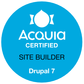 Acquia Certified Site Builder Drupal 7