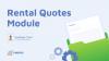 Rental Quotes Module for Magento 2