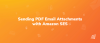 Sending E-mail Using Amazon SES With PDF Attachment