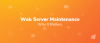 Web Server Maintenance: Why It Matters