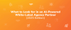 Orange banner with white text: “What to Look for in an AI-Powered White-Label Agency Partner (2025 Edition)”